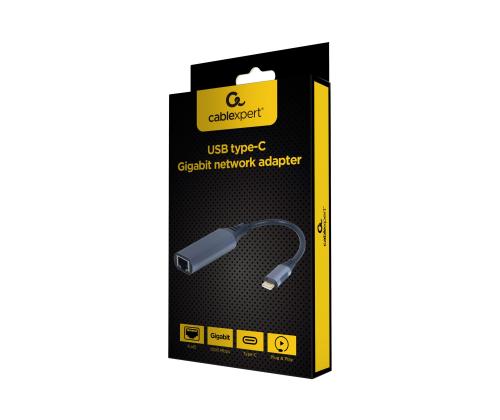 GEMBIRD USB type-C Gigabit network adapt