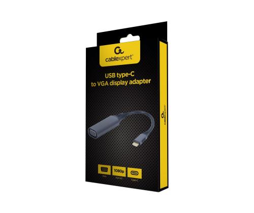 GEMBIRD USB Type-C to VGA display adapt