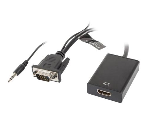 LANBERG AD-0021-BK Lanberg adapter VGA(F