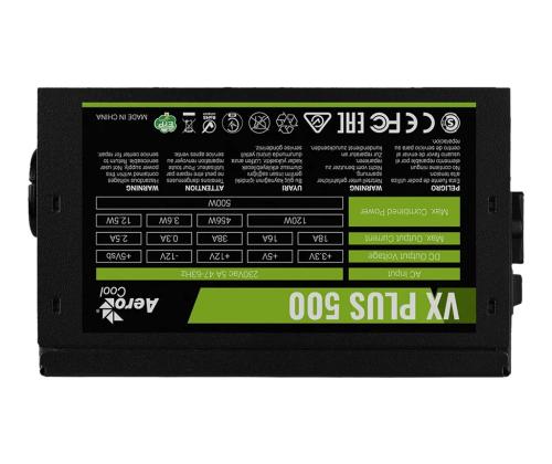 AEROCOOL AEROPGSVX-500PLUS-80 PSU AeroCo