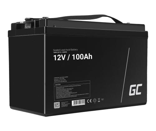 GREEN CELL Battery AGM 12V 100Ah