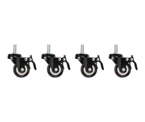 LANBERG castors x4 with thread and brake