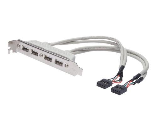 ASSMANN USB Slot Bracket cable 4x type