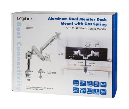 LOGILINK BP0090 Triple monitor mount