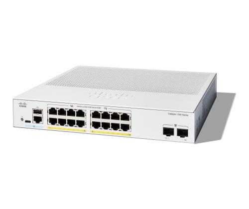 CISCO Catalyst 1300 16-port GE PoE 2x1G