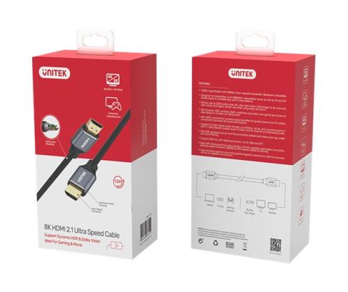 UNITEK C137w Unitek Cable HDMI 2.1 8K, U