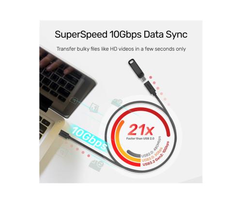 UNITEK EXTENSION CABLE USB-C 4K 60HZ