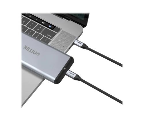 UNITEK Cable USB-C PD 5Gbps 4K 60Hz 2m