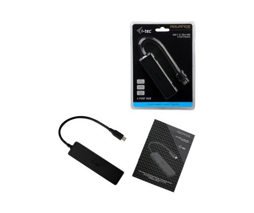 I-TEC USB C SLIM HUB 4 Port passive