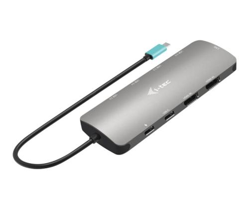I-TEC USB-C Metal Nano Dock 2x HDMI + PD