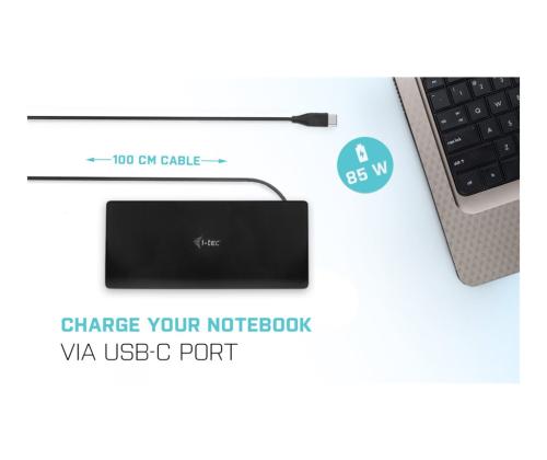I-TEC USB-C Quattro Docking Station 85W