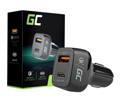 GREENCELL CAD33 Car Charger Green Cell U