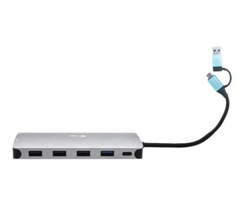 I-TEC USB-C Metal Nano Dock 3xDisplay+PD
