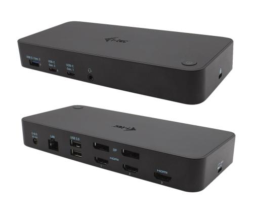 I-TEC USB 3.0/C/ TB3 3x 4K Dock PD 70W