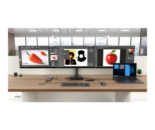 I-TEC USB 3.0/C/ TB3 3x 4K Dock PD 70W
