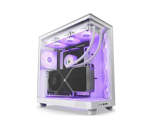 NZXT PC case H6 Flow RGB white