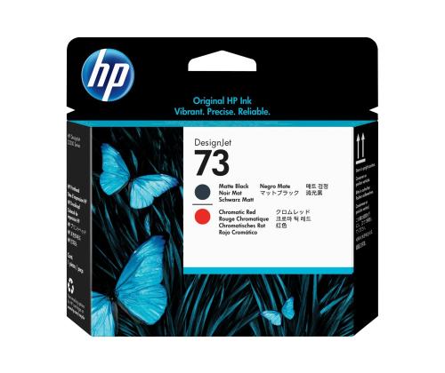 HP 73 Printhead Matte black/chrom.Red