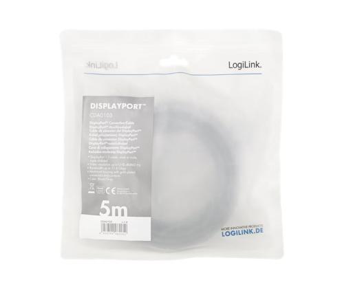 LOGILINK CDA0103 DisplayPort cable 5m