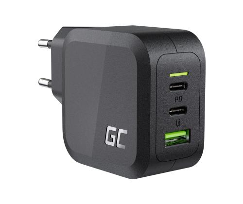 GREEN CELL Charger PowerGaN 65W 2x USB-C