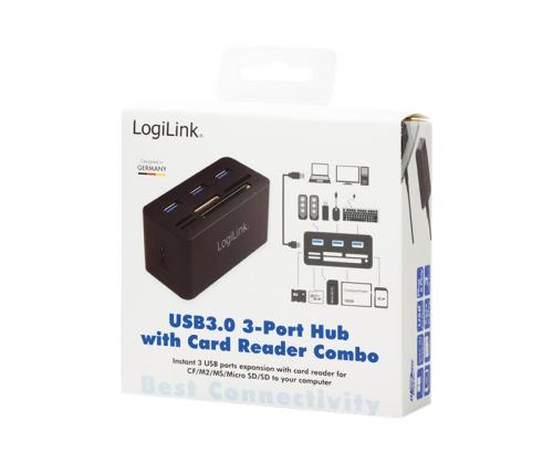LOGILINK CR0042 LOGILINK - USB 3.0 Hub w