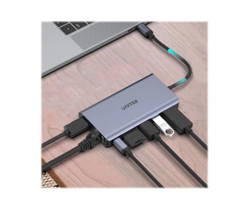 UNITEK D1056A Hub USB-C 2x USB 3.1 HDMI