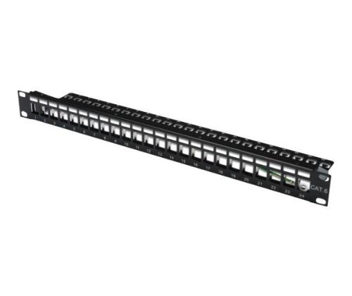 DIGITUS Patch Panel Keystone 24-Port 19i