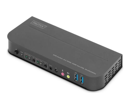 DIGITUS KVM Switch 2x1 HDMI HDMI Out USB
