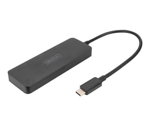 DIGITUS USB-C 3x HDMI MST Video Splitter