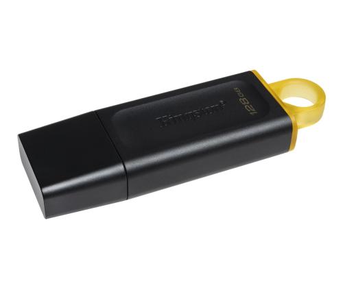 KINGSTON 128GB USB3.2 Gen1 DT Bk+Yellow