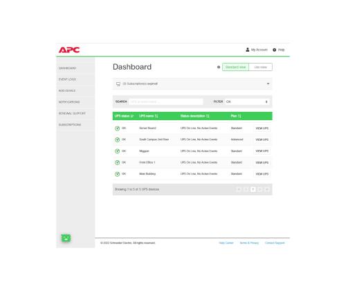 APC 1-UPS Standard 1Y Plan Smart Connect