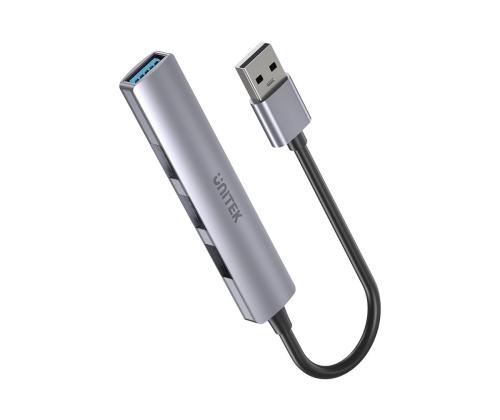 UNITEK HUB USB-A 4x USB-A alu 5 Gbps