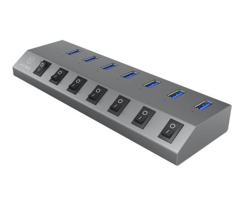 ICYBOX IB-HUB1701-C3 7-port hub