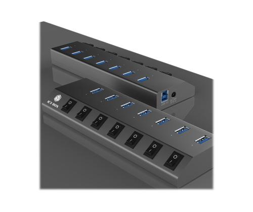 ICYBOX IB-HUB1701-C3 7-port hub