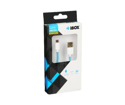 IBOX microUSB cable data + power 1m