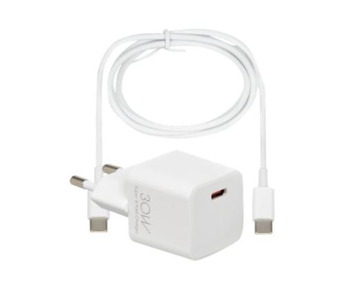 IBOX C-38 USB-C charger PD30W with cable