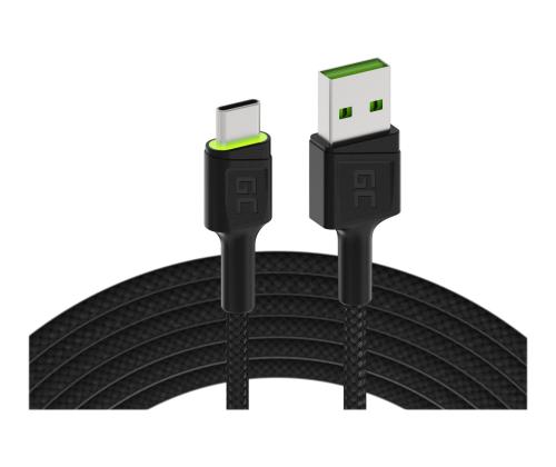 GREENCELL Cable GC Ray USB - USB-C