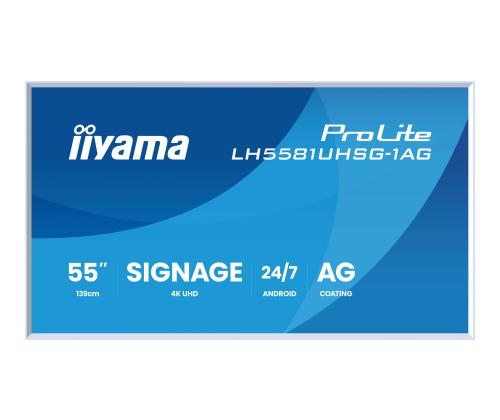 IIYAMA LH5581UHSG-1AG 55inch UHD VA ELED
