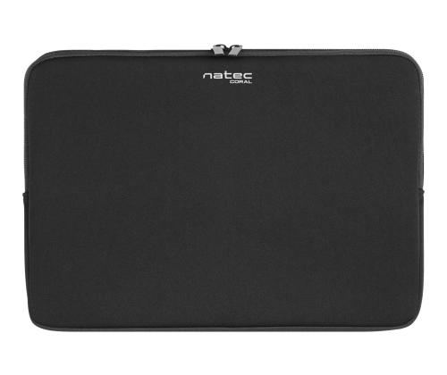 NATEC laptop sleeve Coral 15.6inch black