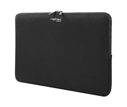 NATEC laptop sleeve Coral 15.6inch black