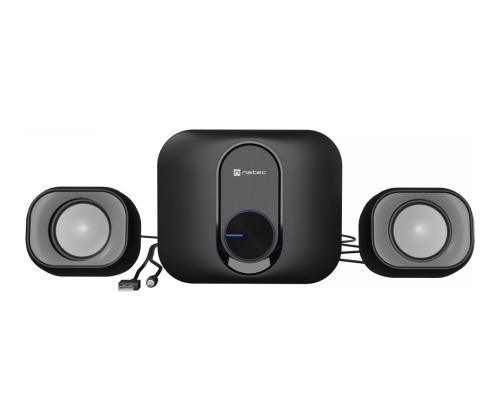 NATEC speakers Pug 11W RMS 2.1 black