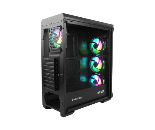 NATEC Genesis PC case Irid 505