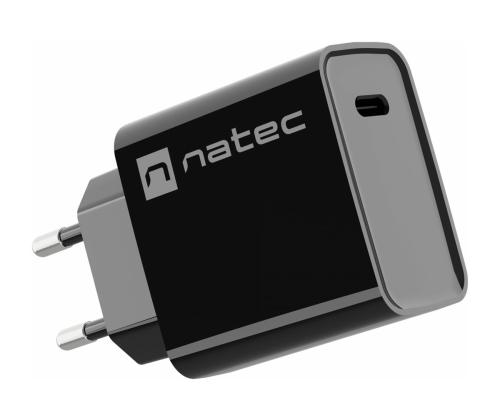 NATEC USB Charger Ribera USB-C 20W PD