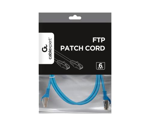 GEMBIRD PP6-1M/B Gembird patchcord RJ45,