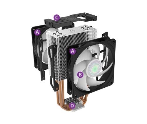 COOLER MASTER CPU cooler Hyper 212 LED