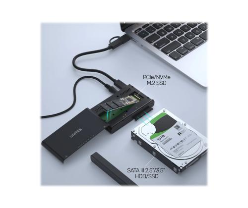 UNITEK ENCLOSURE USB-C-PCIe/NVMe M.2 SSD