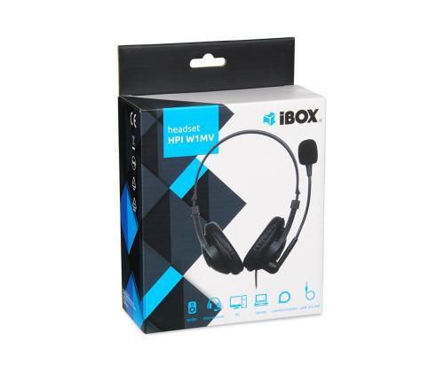 IBOX HPI W1MV HEADPHONES WITH MICROPHONE