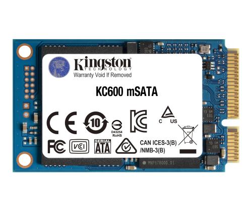 KINGSTON KC600 256GB SATA3 mSATA SSD