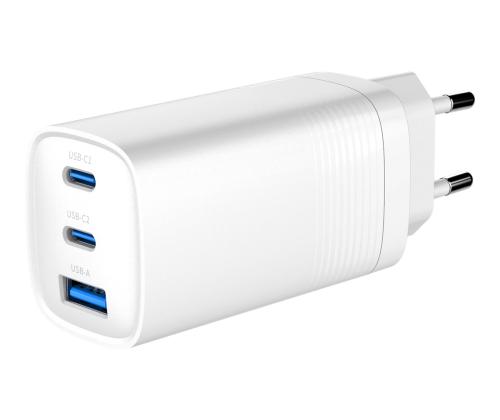 GEMBIRD 3-port 65W GaN USB fast charger
