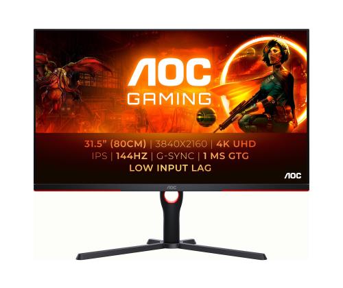 AOC U32G3X/BK 31.5inch IPS 4K UHD 160Hz