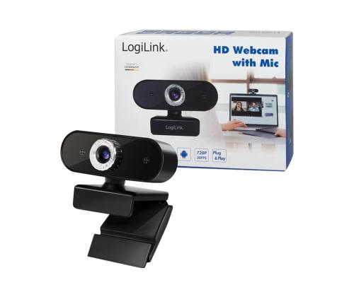 LOGILINK UA0368 HD USB webcam microphone